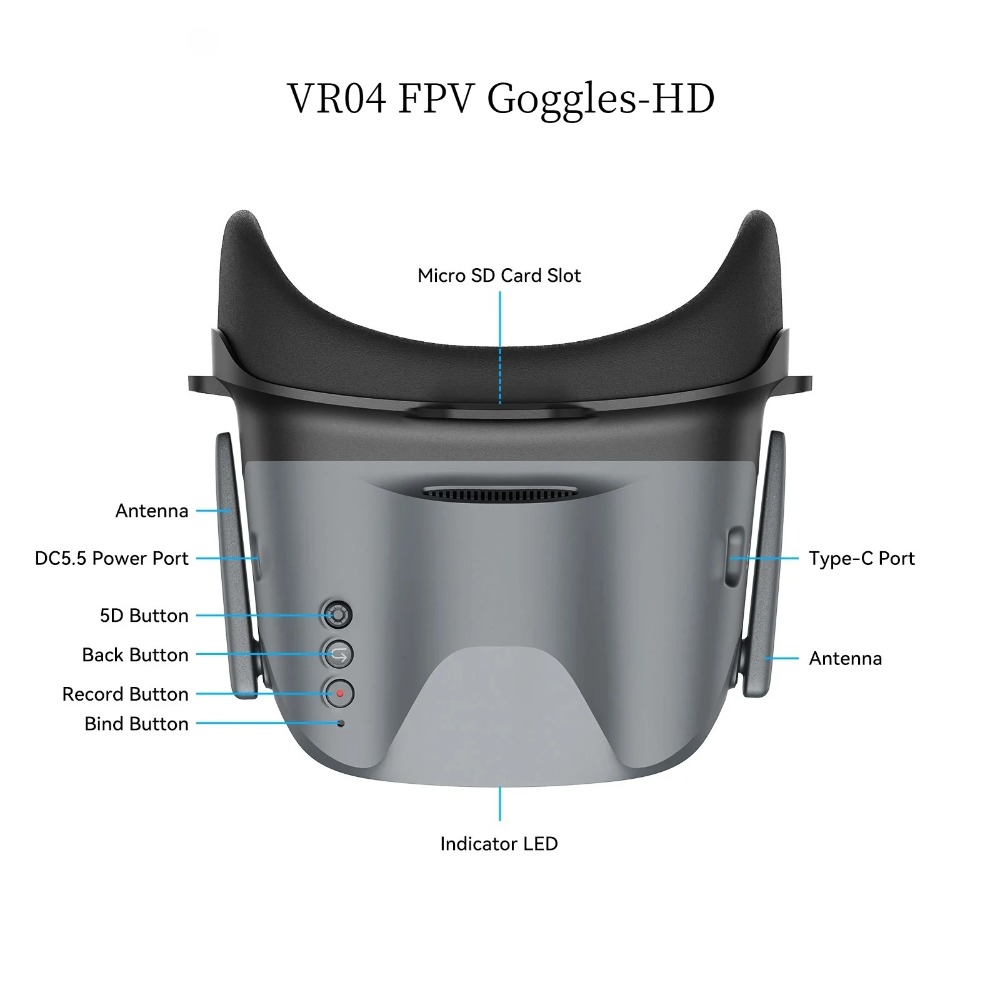 NEW BETAFPV VR04 FPV Goggles H - đánh giá và giá Skyzone Cobra X V2 Fpv Goggles