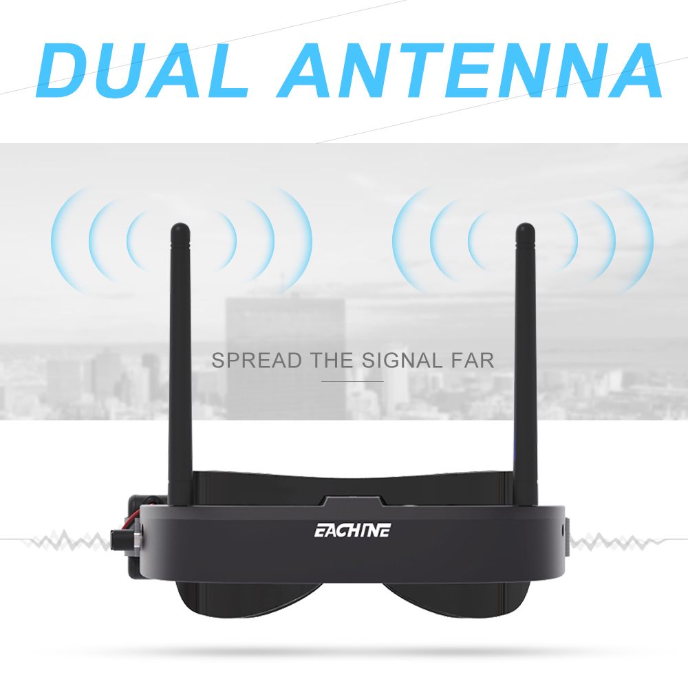 Eachine EV100 720*540 5.8G 72C - đánh giá và giá Skyzone Cobra X V2 Fpv Goggles