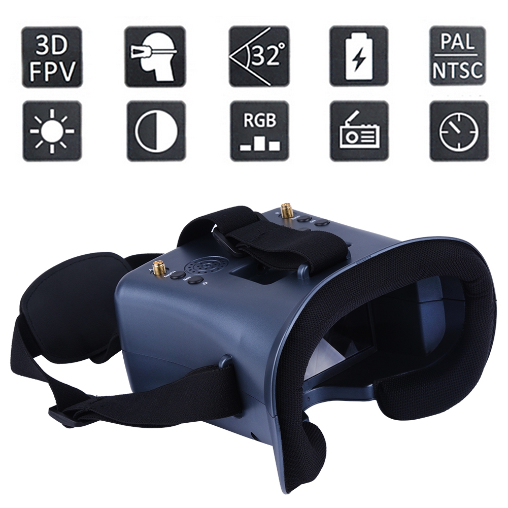 008D 5.8G 40CH 4.3 Inch 800*48 - đánh giá và giá Skyzone Cobra X V2 Fpv Goggles